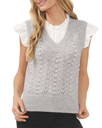 Cherie Pearl Sweater Vest