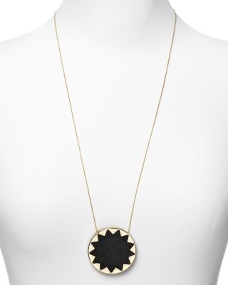House of Harlow 1960 - Sunburst Pendant Necklace, 36"