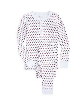 Roller Rabbit - Unisex Candy Cane Hearts Pajama Set - Baby, Little Kid, Big Kid