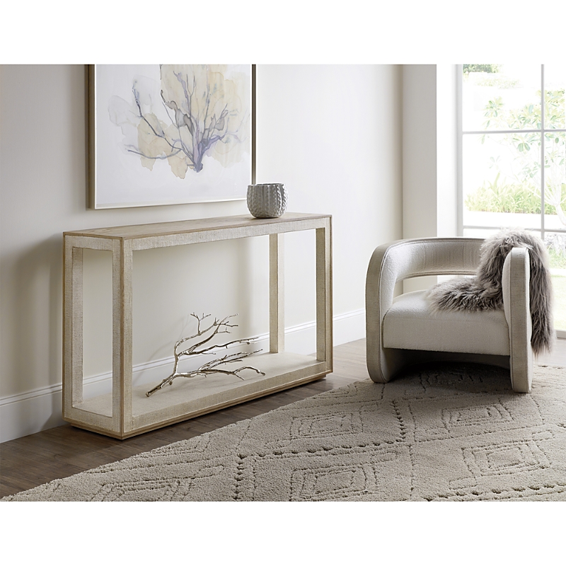 Hooker Furniture Cascade Collection Console Table In Chalk