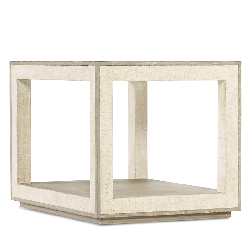 Hooker Furniture Cascade Collection End Table In Chalk