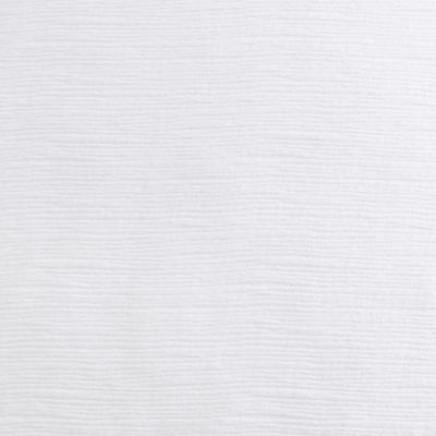 Solid Textured Pleats White Sham