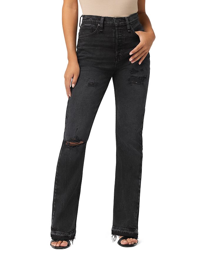 Hudson Faye High Rise Flare Leg Jeans in Late Night | Bloomingdale's