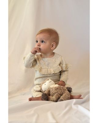 Girls' Ruffle Trim Confetti Sweater Set - Baby