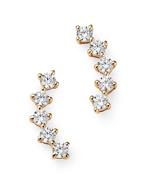 Bloomingdale's Diamond Ear Climbers in 14K Yellow Gold, 0.50 ct. t.w. - 100% Exclusive