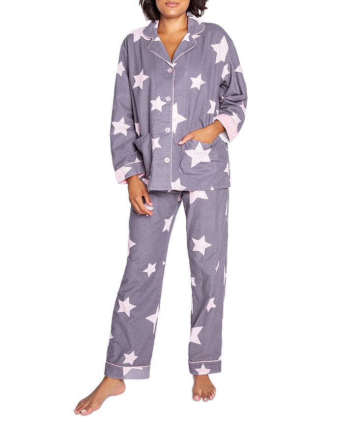 Pj Salvage Flannel Pajama Set In Wild Star