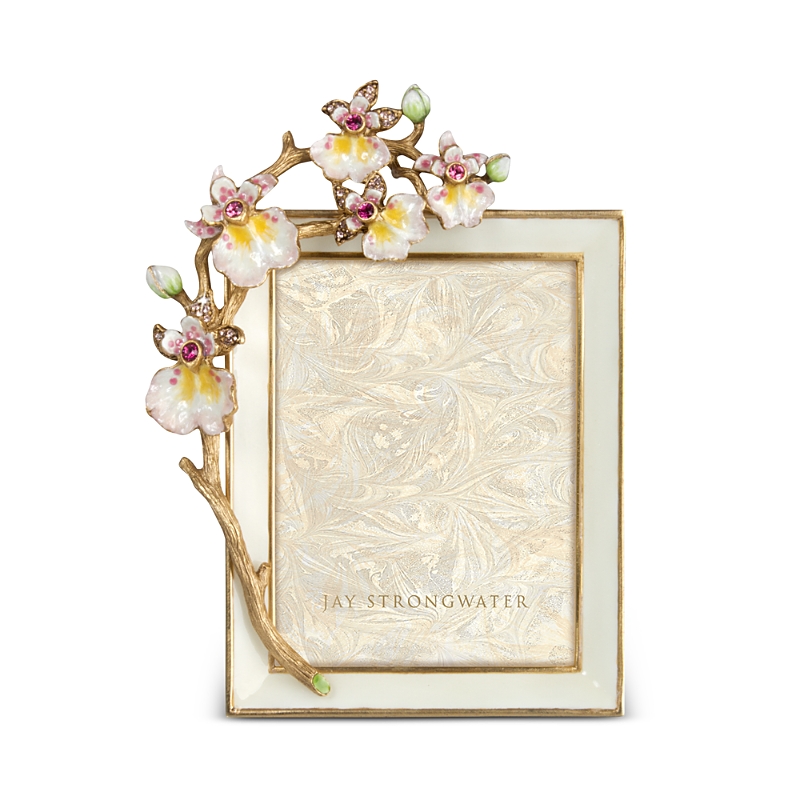 JAY STRONGWATER KELSEY ORCHID FRAME, 3 X 4