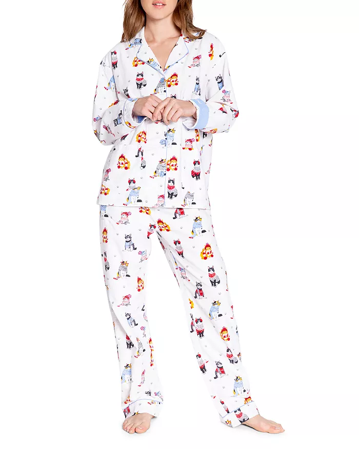 bloomingdales.com | Flannel Pajama Set - Snow
