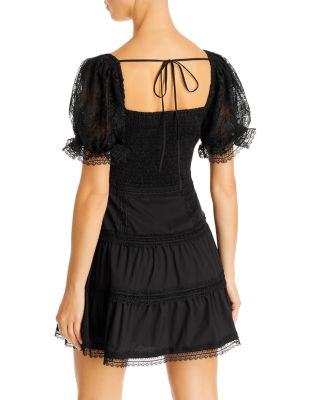 chinese dress ladies Lucy Paris Black Kennedy Lace Dress main image 1