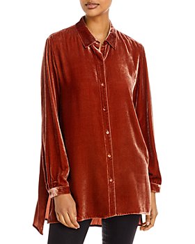 Eileen Fisher - Classic Collar Velvet Shirt