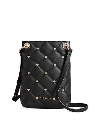Ted Baker - Partonn Quilted Studded Leather Phone Crossbody