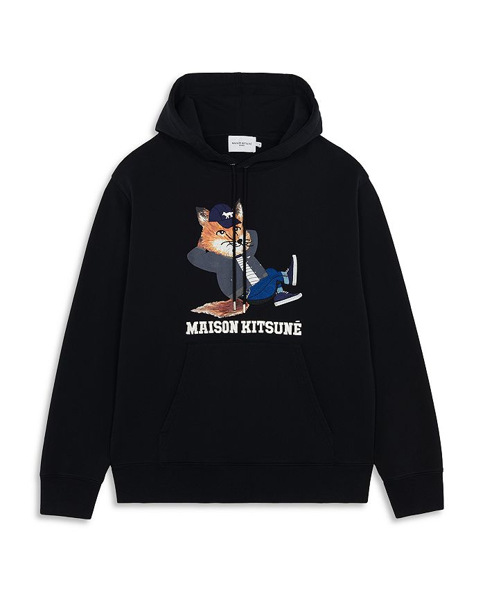 Maison Kitsun Maison Kitsune Relaxed Fit Dressed Fox Hoodie