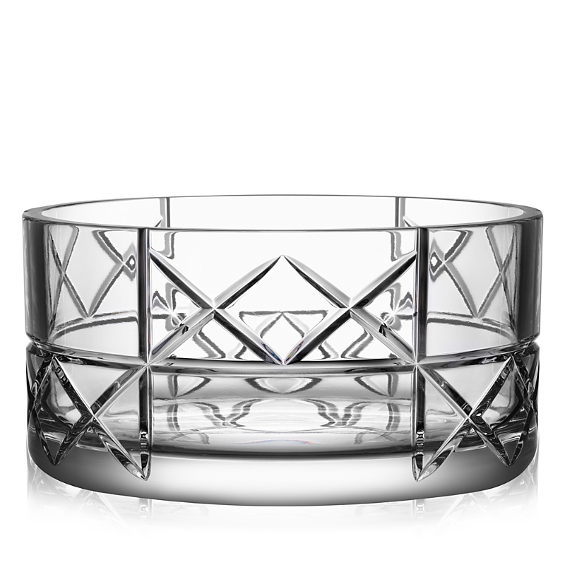 Orrefors Explicit Bowl, Stripes In Clear