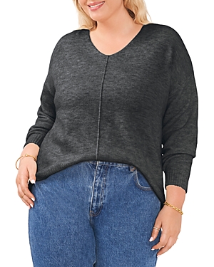 VINCE CAMUTO PLUS VINCE CAMUTO EXPOSED SEAM SWEATER