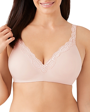 Shop Wacoal Softly Styled Wireless T-shirt Contour Bra In Rose Dust