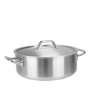 Shop Cristel Stainless Steel 19.5 Qt. Stew Pan In Silver