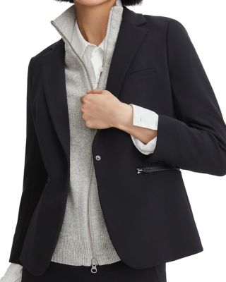 Veronica Beard Cashmere Uptown Dickey In Grey