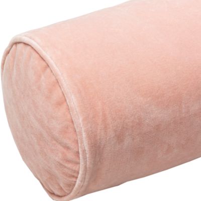 Cotton Velvet Bolster Pillow