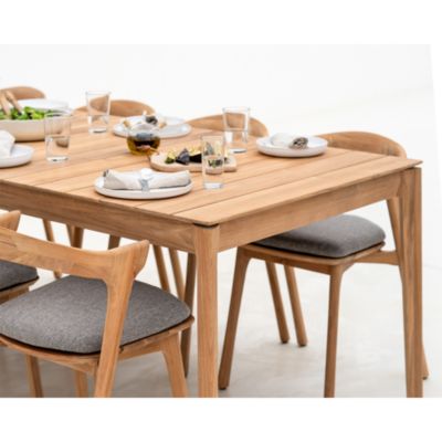 Teak Bok Outdoor Dining Table, Large - 118&amp;quot;
