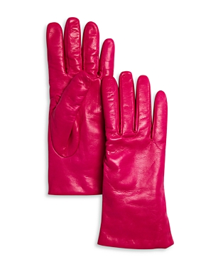Bloomingdale's Cashmere Lined Short Gloves In Pink