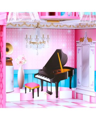 Kids Princess Castle 12" Doll House Pink - Ages 3-7
