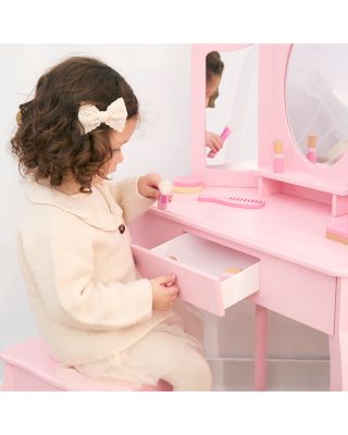 Kids Little Lady Alessandra Medium Corner Play Vanity - Ages 3-7