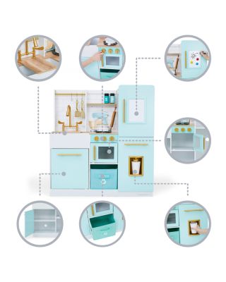 Kids Biscay Delight Classic Play Kitchen Mint - Ages 3-7