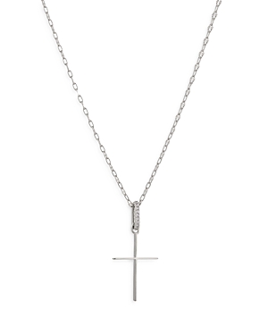 NADRI LARGE CROSS PENDANT NECKLACE, 16