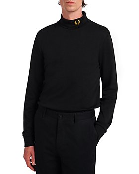 Fred Perry - Cotton Solid Regular Fit Long Sleeve Turtleneck Tee 
