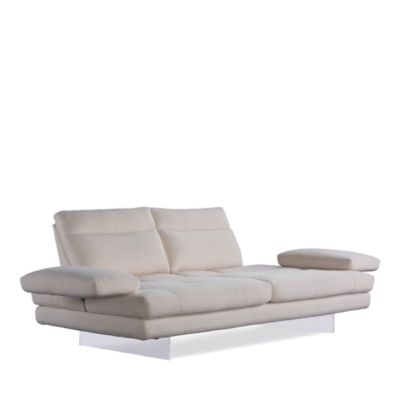 Sabrina Fabric Sofa - Acrylic Legs