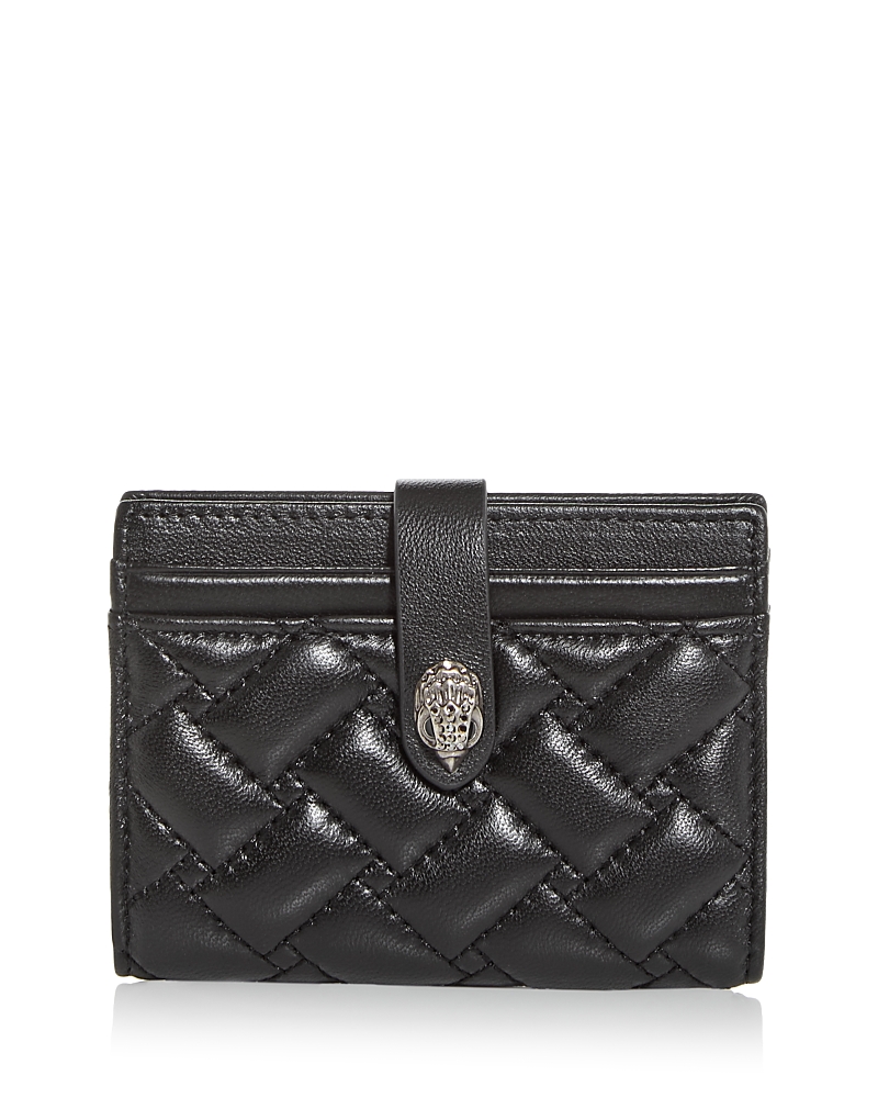 Kurt Geiger Leather Multi Card Case In Black