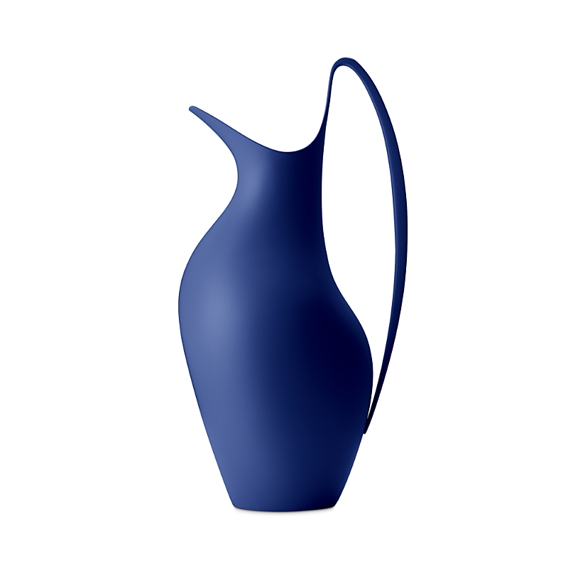 Georg Jensen Henning Koppel Dark Blue Stainless Steel Pitcher In Iconic Blue