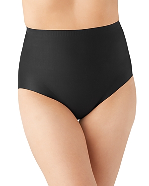 Wacoal Keep Your Cool High-cut Shaping Briefs In Black