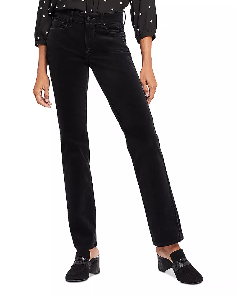 Nydj Marilyn High Rise Straight Leg Corduroy Pants