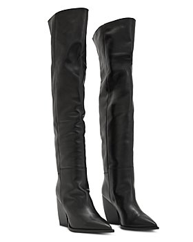 ALLSAINTS - Women's Reina Pointed Toe Over The Knee Boots