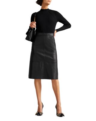 Ted Baker Alltaa Knitted Mixed Media Dress