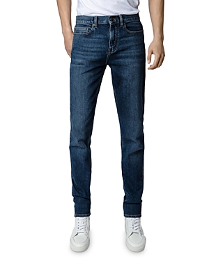 Shop Zadig & Voltaire Steeve Straight Leg Jeans In Medium Blue