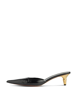 Proenza Schouler Women's Napl Pointed Toe Slip On Mules In Black