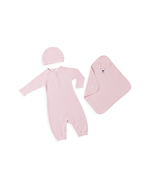 BAREFOOT DREAMS MALIBU COLLECTION WAFFLE KNIT BABY BUNDLE - AGES 3-6M