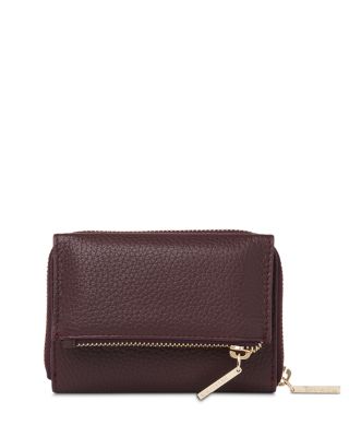 Whistles Bibi Leather Zip Purse