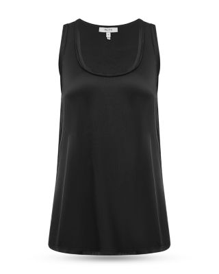 Riley Silk Front Tank Top