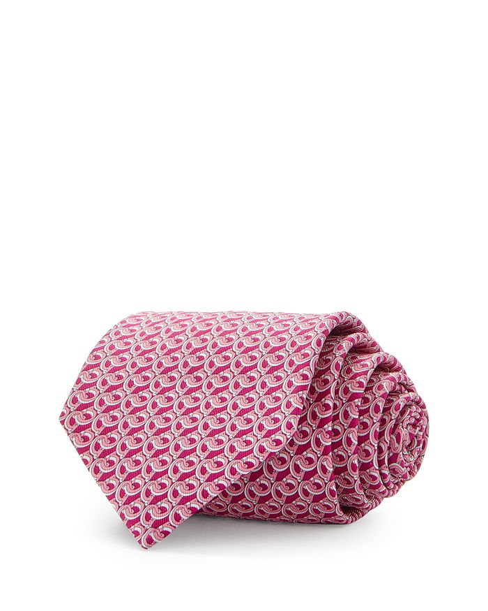 Ferragamo - Double Gancini Link Silk Classic Tie