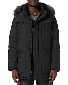 Andrew Marc - Tremont Hooded Faux Fur Coat