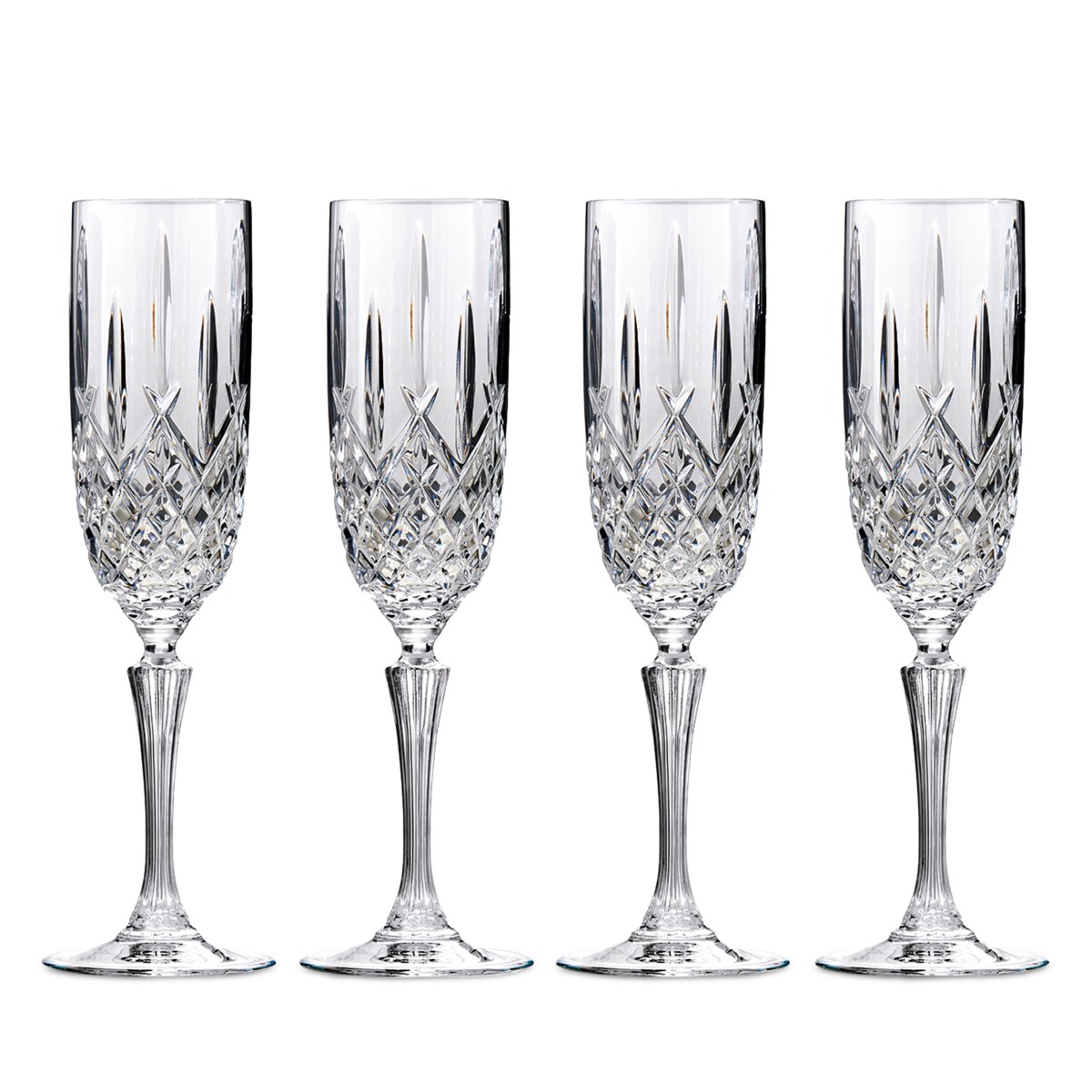 Waterford Marquis by Waterford Markham Flutes, Set of 4 in Clear