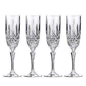 Marquis/waterford Marquis By Waterford Markham Flutes, Set Of 4 In Clear