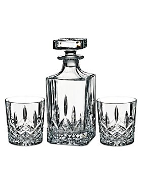 Waterford - Markham Squared Decanter & Double Old Fashioned Glass Set