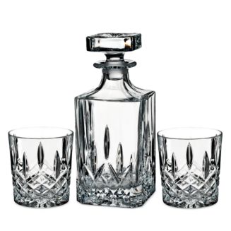 Waterford Markham Squared Decanter & Double Old Fashioned Glass Set | Bloomingdale's
