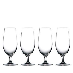 Marquis/waterford Marquis By Waterford Moments Beer Glasses, Set Of 4 In Clear