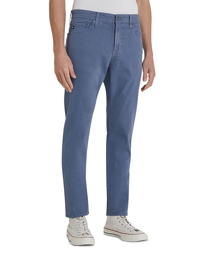 AG - Everett Straight Fit Twill in Blue Heron