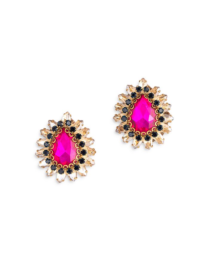 Deepa by Deepa Gurnani Leesha Teardrop Statement Earrings | Bloomingdale's